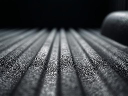 Close-up of finished spray-on bed liner texture